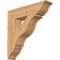 Ekena Millwork Funston Traditional Smooth Bracket, Western Red Cedar, 5 1/2"W x 26"D x 26"H BKT06X26X26FST01SWR - alternate 1